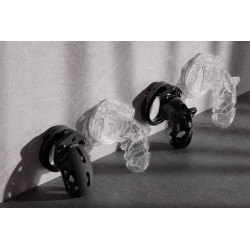 MANCAGE Cage de chasteté ManCage Modèle 26 - 11.5 x 3.5 cm Transparente